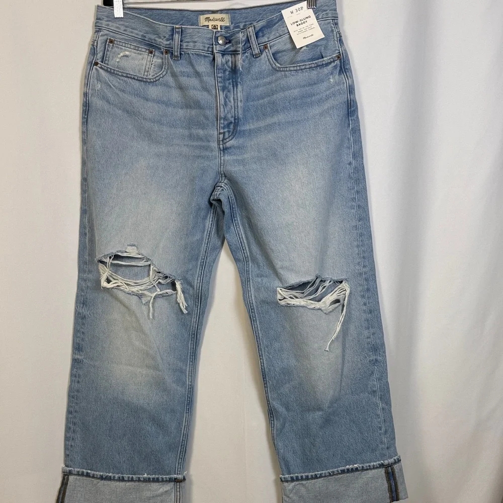 🔥🔥Madewell Jeans Low-Slung Baggy Size 30P NWT